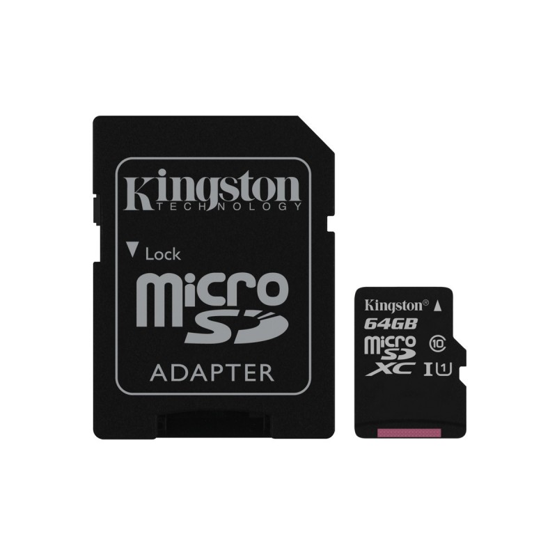 Memoria microSDHC KINGSTON canvas 10 uhs-i 64GB