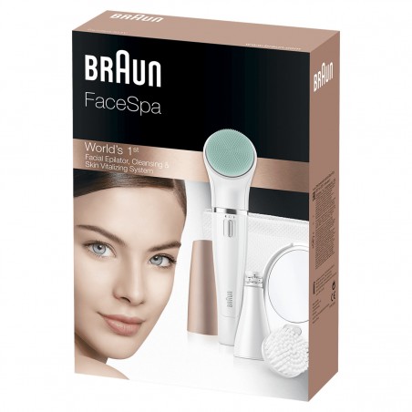 Depiladora BRAUN FaceSpa 851V Facial Premium Multipack