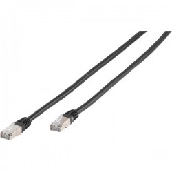 Cable de red VIVANCO 45316  2 m Cat6 F/UTP (FTP) Negro