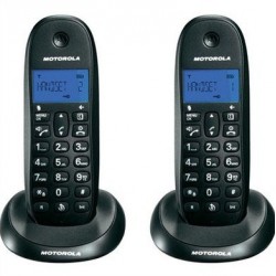 Teléfono Dect DUO Motorola C1002LB Negro