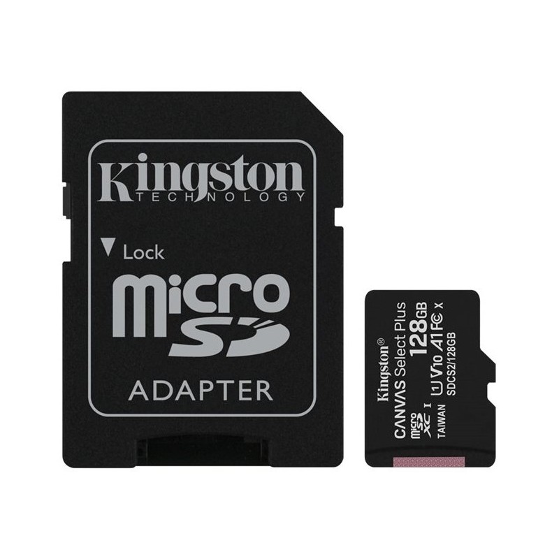 MicroSD KINGSTON canvas plus 128GB cl