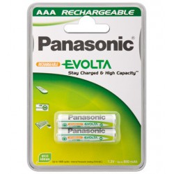 Pilas PANASONIC pack 2 recargables AAA