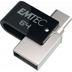 Memoria USB EMTEC dual USB 64GB